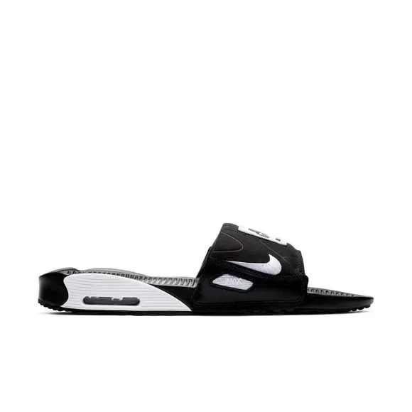 [BQ4635-002] Mens Nike AIR MAX 90 SLIDE 'BLACK WHITE' - Picture 3 of 4